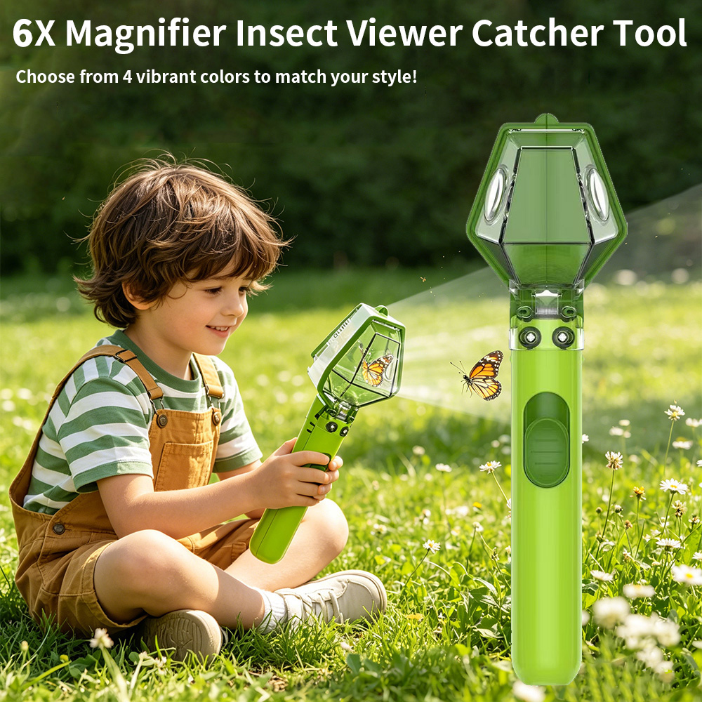 6X Magnifier Kids Bug Catcher, - Kids Outdoor Education avaliação e preço