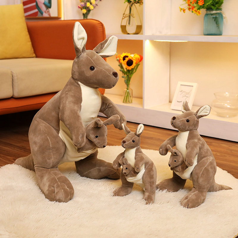 Realistic Mother Baby Kangaroo - Kangaroo Kids Education avaliação e preço