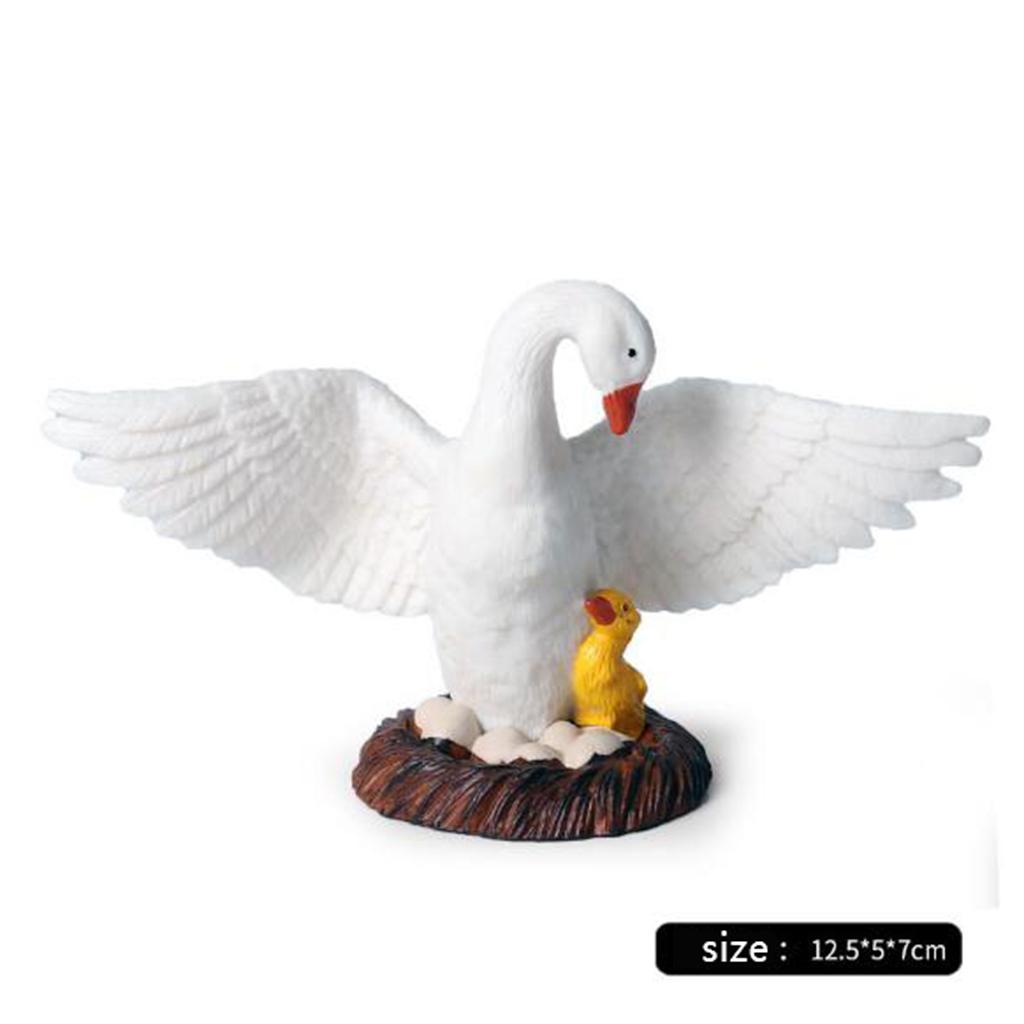 Realistic Swan Figurines Lifel - Kids Education Shows avaliação e preço