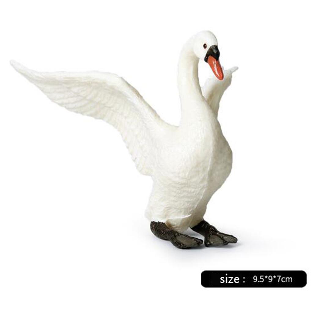Realistic Swan Figurines Lifel - Kids Education Shows avaliação e preço